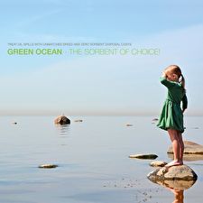 Beurswand - Green Ocean